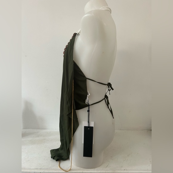 New with tags Jacquemus viscose halter top with attached beading. Size 40/medium - Picture 13 of 16